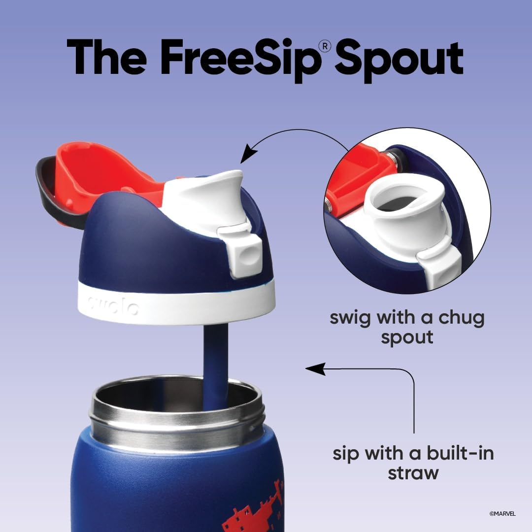 Spiderman 32oz FreeSip Water Bottle