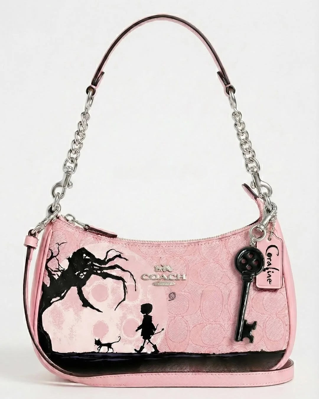 Pink Coraline Shoulder Bag