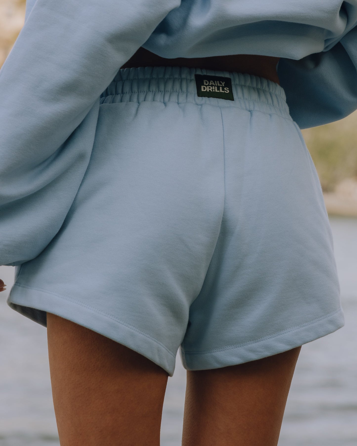 Logo Ribbed Tank & Super Shorts Set