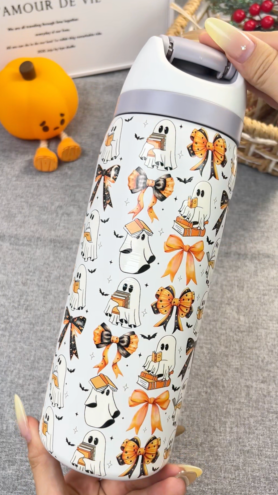 Halloween Bow-tiful 32oz Freesip Bottle