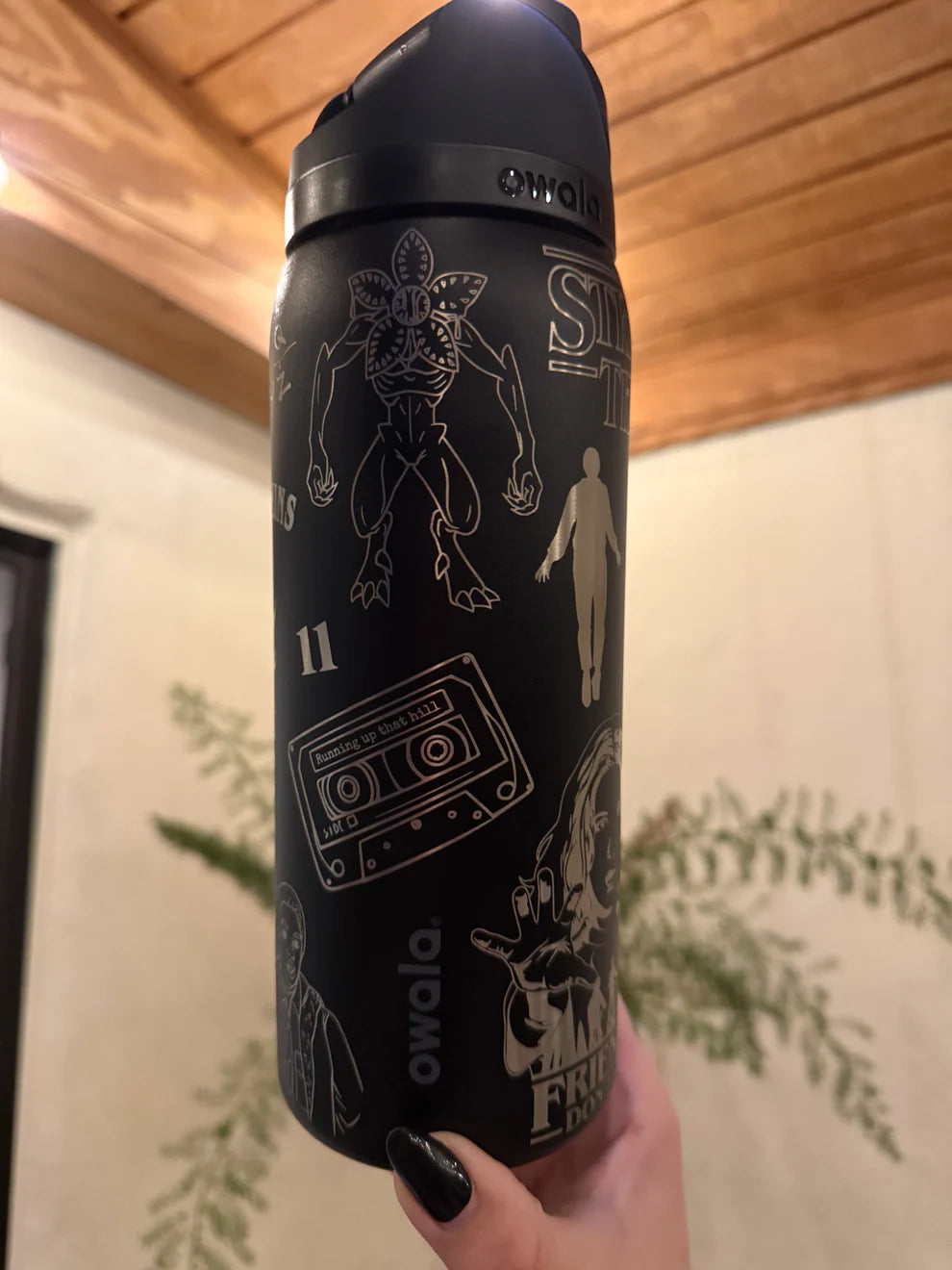 Stranger Things Engraved FreeSip 32oz Water Bottle