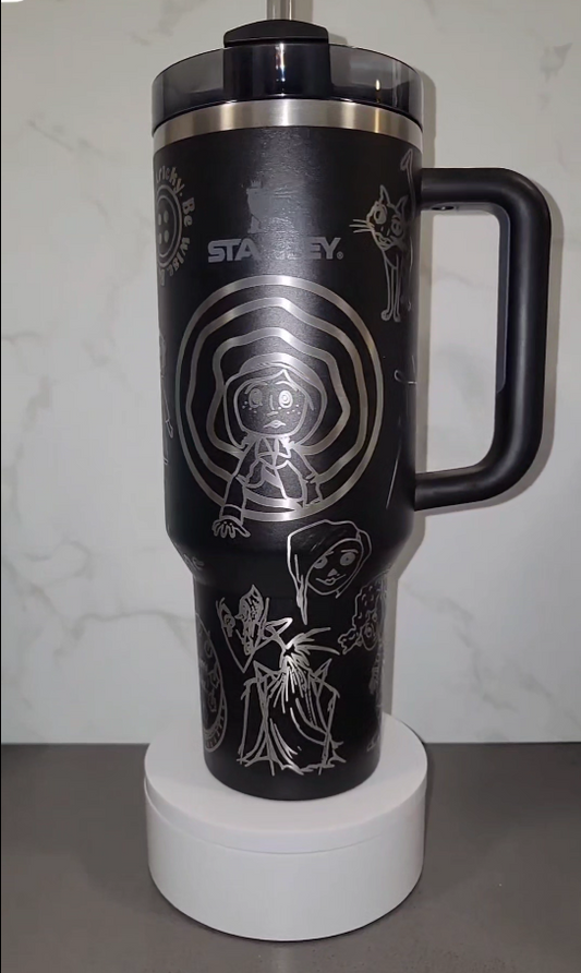 Coraline Spooky Season 40oz Tumbler