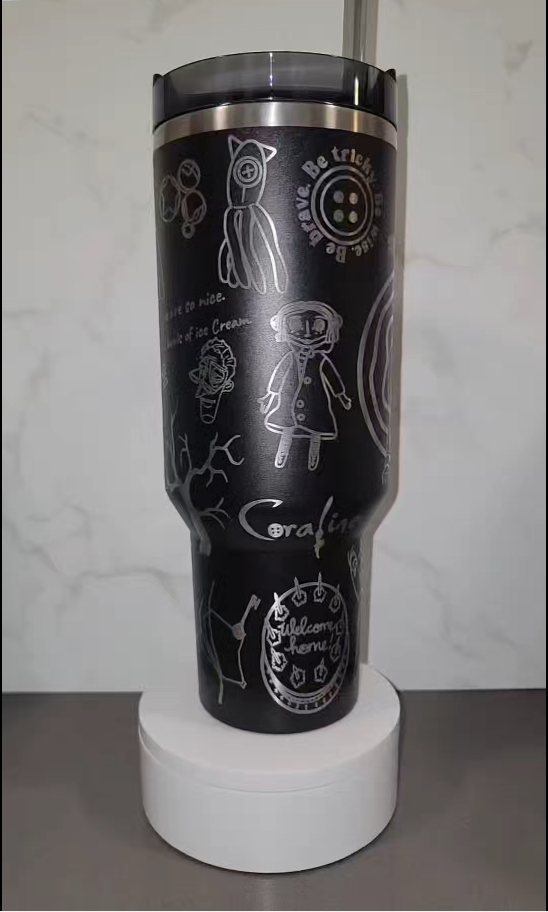 Coraline Spooky Season 40oz Tumbler