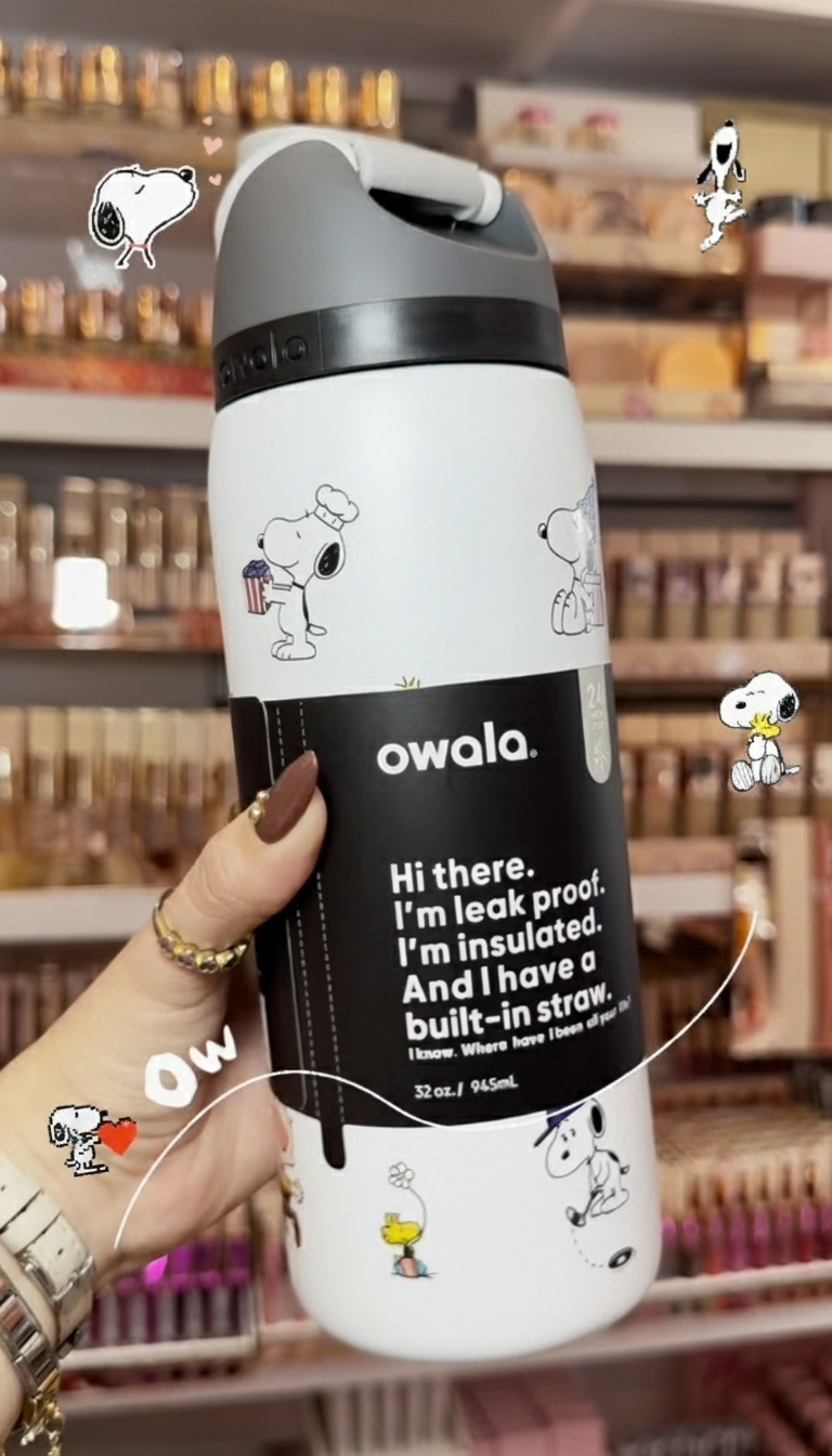 Snoopy x Owala 32oz FreeSip Water Bottle