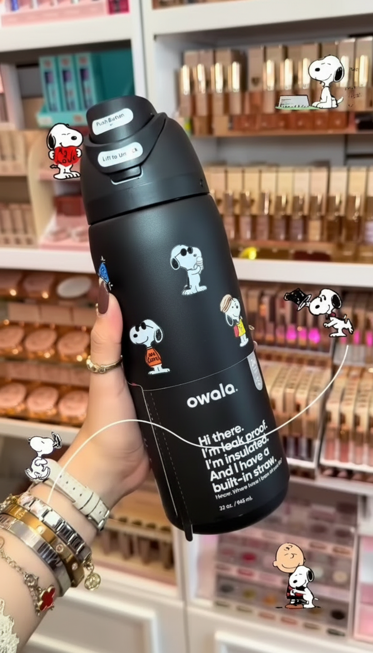 Snoopy x Owala 32oz FreeSip Water Bottle