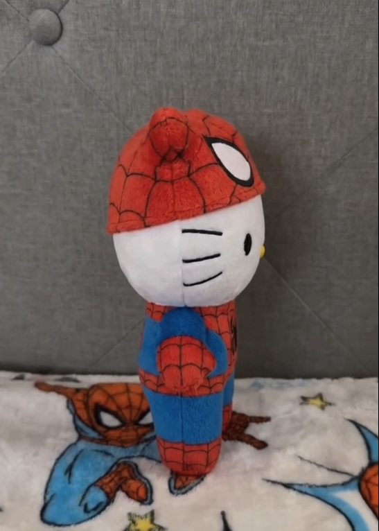 Kitty X Spiderman Plush