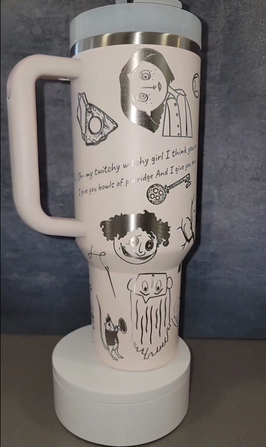 Coraline Spooky Season 40oz Tumbler