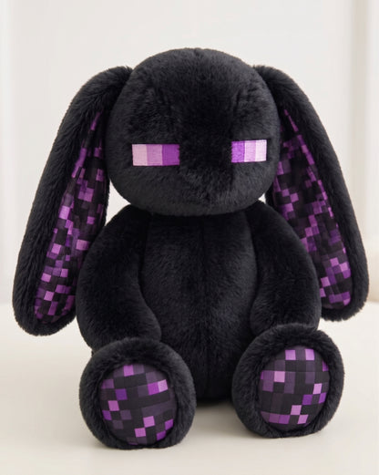 Purple Pixel Ear Bunny
