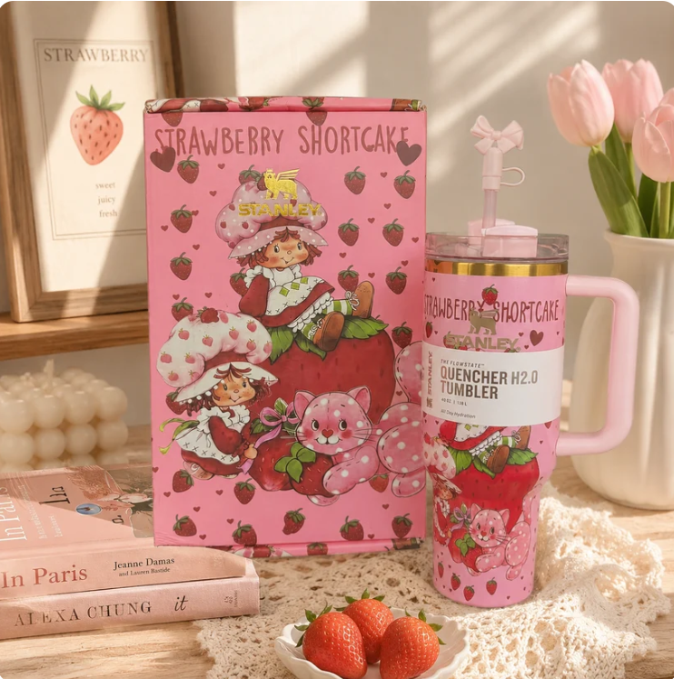 Strawberry Shortcake Stanley 40oz Tumbler