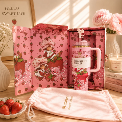Strawberry Shortcake Stanley 40oz Tumbler