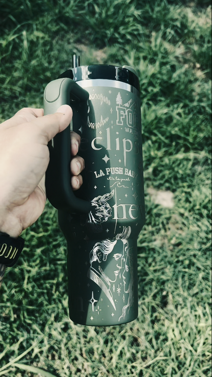 Twilight theme Engraved  40oz Tumbler