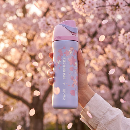 Cherry Blossom FreeSip Water Bottle