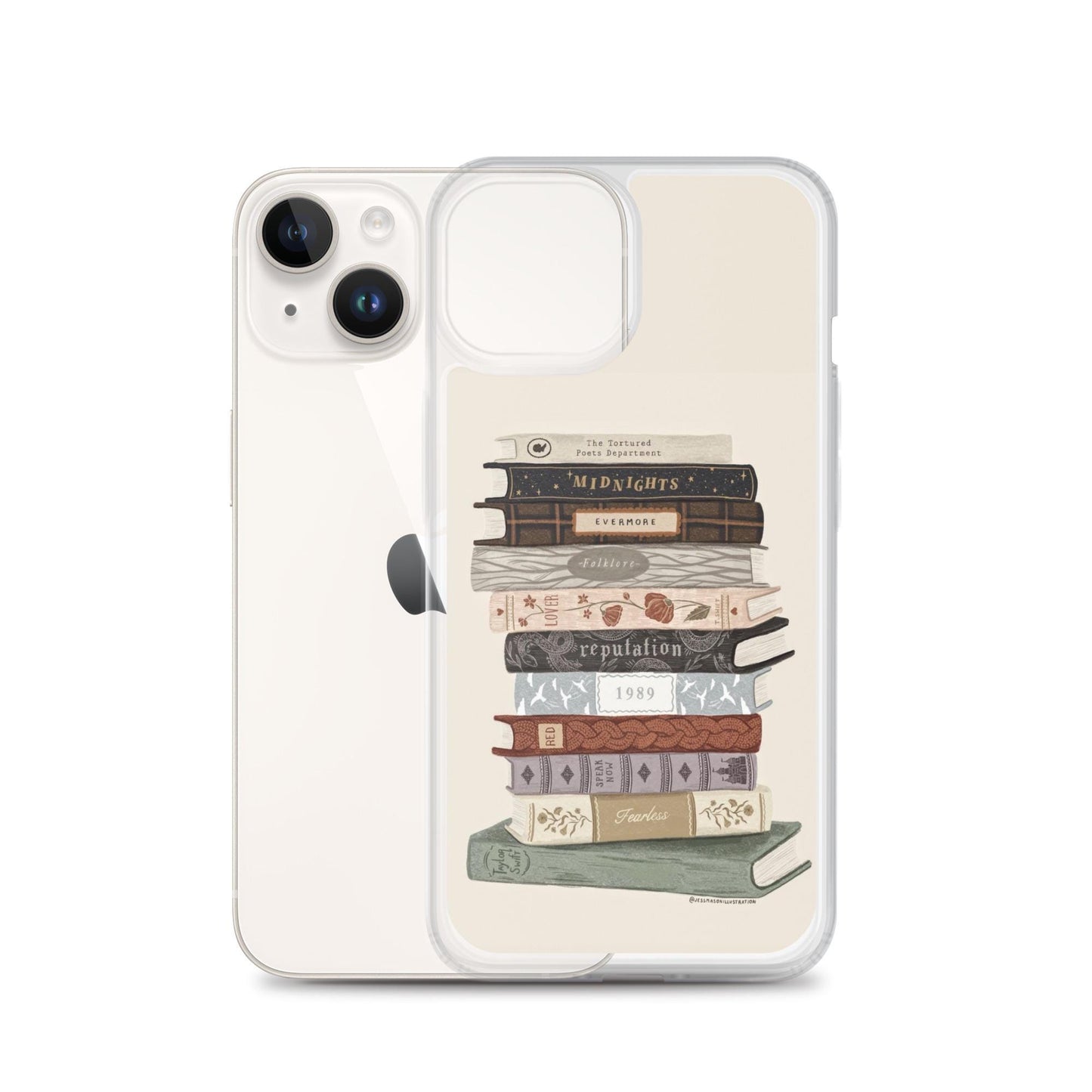 Aesthetic Taylor Swift Clear Phone Case - Swiftie Gift for iPhone