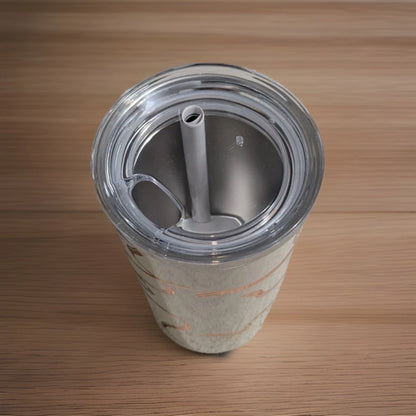 Starbucks White Ribbon 12oz Tumbler