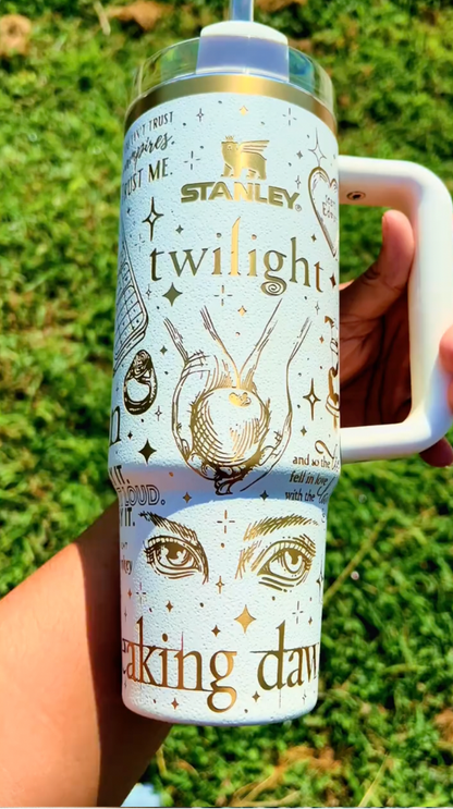 Twilight theme Engraved  40oz Tumbler